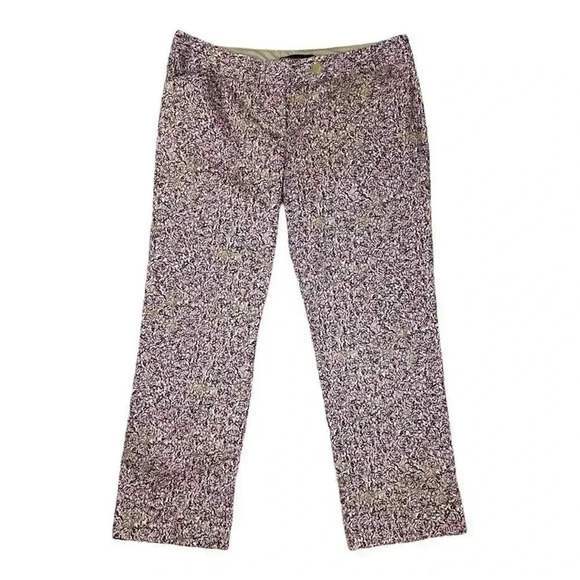 The Limited Drew Fit Women's Cropped Pants‎ Size 10 Multicolor Floral Print - Picture 1 of 6
